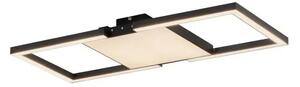 PLAFONJERA LED 16W+12W, DALJINSKI, CRNA MACELLARA 390019
