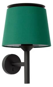 SAVOY BLACK ZIDNA SVJETILJKA W/GREEN SHADE FR20301-94