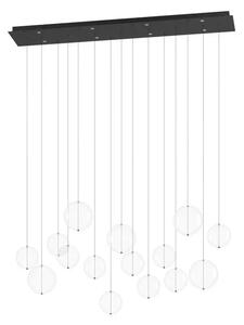 VISILICA/8, LED 8X5,4W, 4080lm, D-1170, DIMAB. CRNA/STAKLO ESPARDELLO 390334