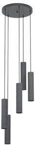 VISILICA 5xGU10, 5X4,5W, PROM 365, ANTRACIT/CRNO/BIJELA MENTALONA 39823