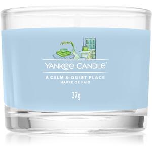 Yankee Candle A Calm & Quiet Place mala mirisna svijeća bez staklene posude I. Signature 37 g