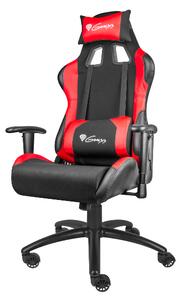 Genesis Nitro 550, gaming stolica, funkcije: podesivi nasloni za ruke, podesiva visina, zavaljeno sjedalo, okretno sjedalo, funkcija ljuljanja, crno-crvena, oznaka modela NFG-0784