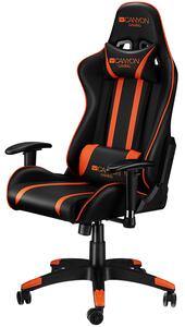 Canyon Fobos GC-3, gaming stolica, funkcije: ležeće sjedalo, podesiva visina, crno-narančasta, oznaka modela CND-SGCH3