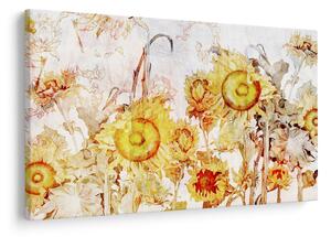 Slika - Slikani suncokret (90x60 cm)