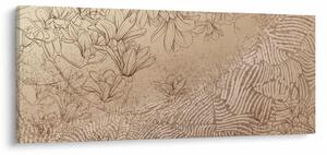 Slika - Crtež cvijetova (120x50 cm)