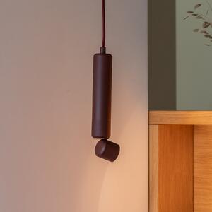 IT´S ABOUT ROMI Radi se o Milan LED visećoj lampi, bordo, Ø 6 cm, Crvena, Dnevni boravak/blagovaonica, Aluminij