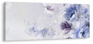 Slika - Cvijeće, teksturirana slika (120x50 cm)