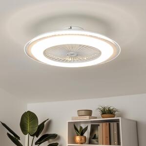 Brilagi - LED Prigušiva svjetiljka s ventilatorom RONDA LED/48W/230V bijela + DU
