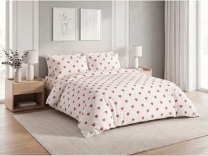 Posteljina od pamuka HEART CHARM bijela, 100% pamuk Dimenzije posteljine: 70 x 90 cm | 140 x 200 cm