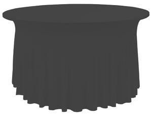 VidaXL Rastezljive navlake za stol 2 kom duge 120 x 74 cm crne