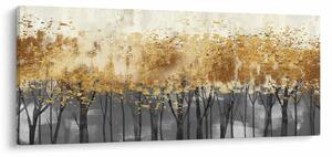 Slika - Zlatna stabla (120x50 cm)