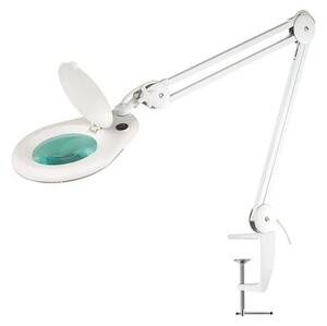 LED Stolna lampa s povećalom LED/9W/230V bijela