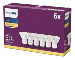 SET 6x LED Žarulja Philips GU10/4,7W/230V 2700K
