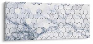 Slika - Mramorirani šesterokuti (120x50 cm)