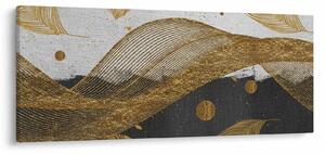 Slika - Zlatno perje (120x50 cm)