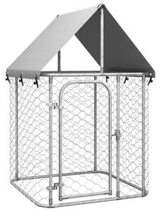VidaXL Vanjski kavez za pse s krovom 100 x 100 x 150 cm