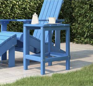 VidaXL Vrtni stol Adirondack plava boja vode 38 x 38 x 46 cm HDPE