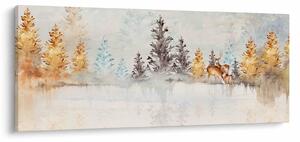 Slika - Akvarel šuma (120x50 cm)