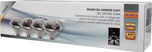 Home Solarna vrtna LED lampa, metalna, set 4 komada, 200 mAh - MX 802/4 5498