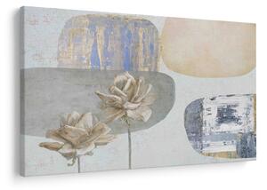 Slika - Slikano cvijeće sa teksturom (90x60 cm)
