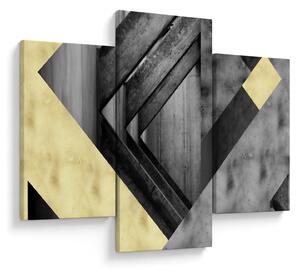 Slika - Teksturirani oblici (90x60 cm)