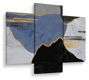 Slika - Teksturirani oblici (90x60 cm)