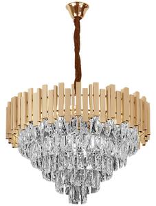 Visilica s kristalima G050-CP 50CM GOLD