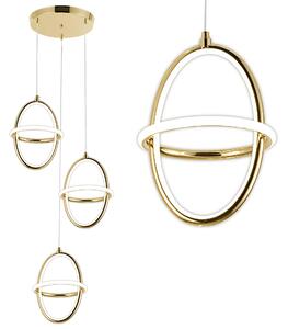 Viseća LED lampa G064-3CPR Gold