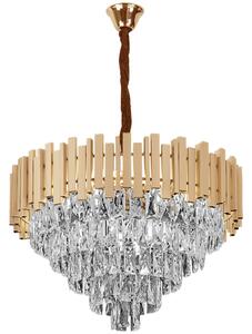 Visilica s kristalima G052-CP 60CM GOLD