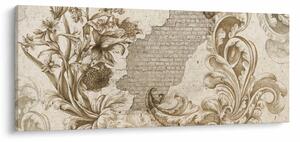 Slika - Zid s cvijećem (120x50 cm)