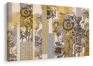 Slika - Kolaž sa suncokretima (90x60 cm)