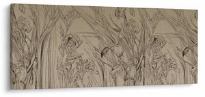 Slika - Obrisi biljaka (120x50 cm)