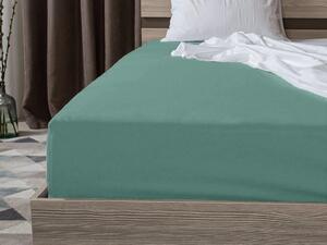Jersey plahta EXCLUSIVE mentol 90x200cm, 100% pamuk