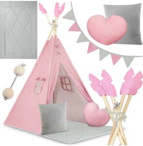 Dječji šator Teepee Pink Indian