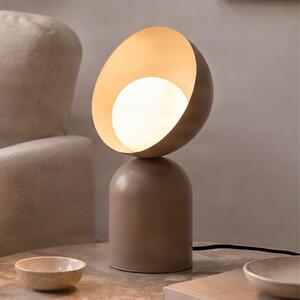 EMIBIG LIGHTING Stolna lampa Boto LN1, bež, čelik/staklo, visina 31 cm, G9, Bež, Dnevni boravak/blagovaonica, Metal