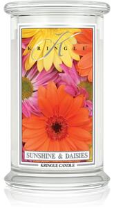 Kringle Candle Classic Sunshine & Daisies mirisna svijeća 623 g