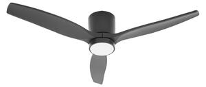 Sorin LED vanjski stropni ventilator crne boje - Lucande Lucande, Sorin, Crno, Dnevna soba, Metal, Moderan