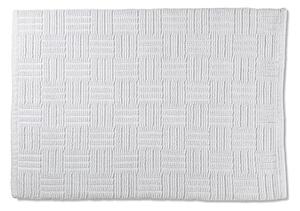 Bijeli pamučni kupaonski otirač Kela Leana, 50 x 80 cm