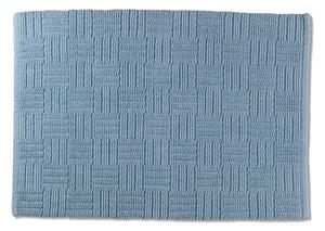 Plavi pamučni kupaonski otirač Kela Leana, 55 x 65 cm