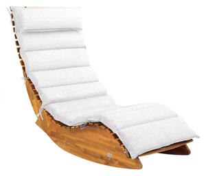 Prostirka za sauna ležaljku BALI, 58x7x177cm, bež Detex