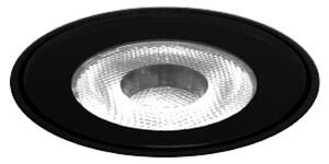 Wever & Ducré Lighting WEVER DUCRÉ LED ugradbena podna svjetiljka Blink 1.0, crna, bez okvira, Crno, Aluminij, Okrugla ugradna svjetla