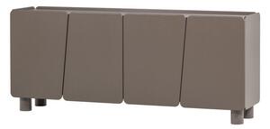 Smeđa komoda od masivnog bora 200x85x45 cm Root – WOOOD