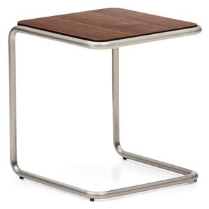 Pomoćni stol u dekoru oraha 42x42 cm Tarsel – Kave Home