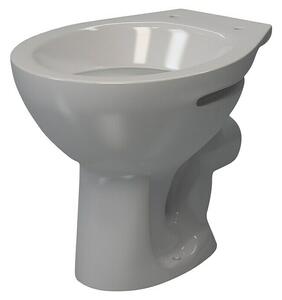 Stajaća WC školjka Delta P (S rubom za pranje, S antibakterijskom glazurom, Oblik ispiranja: Duboko, WC odvod: Vodoravno, Bijele boje)