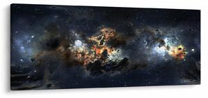 Slika - Svemir s maglicom (120x50 cm)
