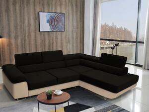 Zondo.hr Kutna garnitura Ascend L (crna + bež) (D). Akcija -20%. 1056902