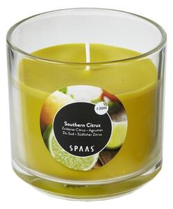 Mirisna svijeća u staklu SOUTHERN CITRUS 8,5 cm žuta