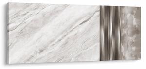 Slika - Mramor sa srebrnim linijama (120x50 cm)
