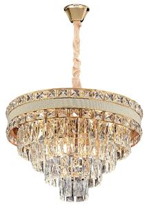Visilica s kristalima G048-CP 50CM GOLD