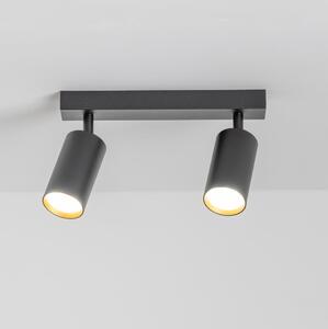Brilagi - Reflektorska svjetiljka SELE 2xGU10/30W/230V crna/zlatna